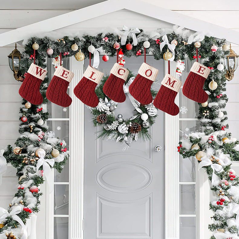 Personalized Initial Christmas Stocking