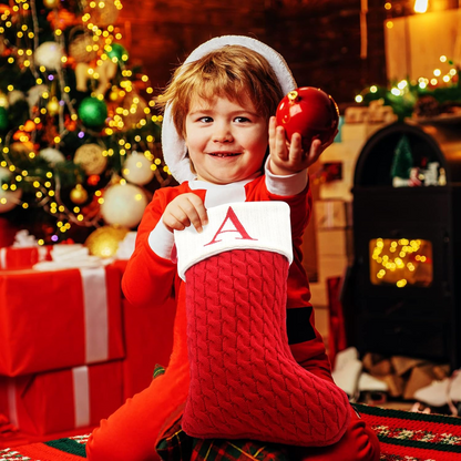 Personalized Initial Christmas Stocking