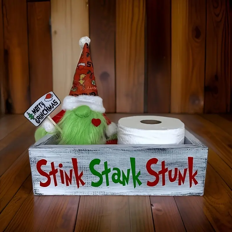 Christmas Grinch Paper Towel Box