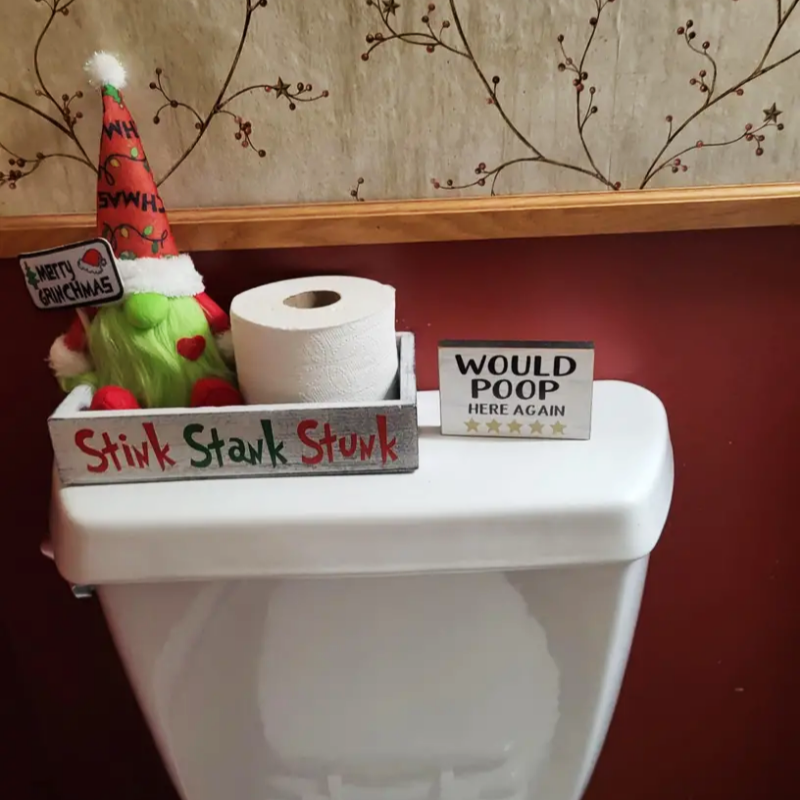 Christmas Grinch Paper Towel Box