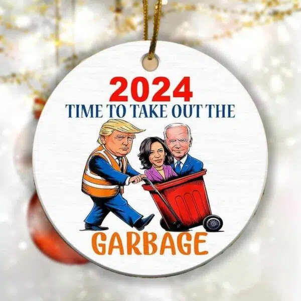 🔥HOT SALE 50% OFF🔥“2024 Time To Take Out The Garbage Truck ”Ornament