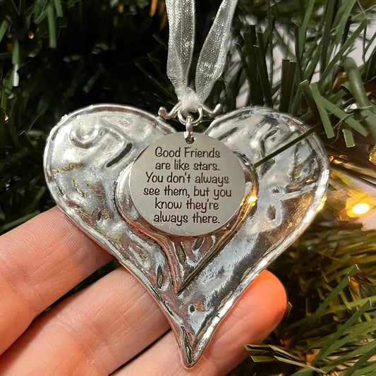 Christmas Ornament Gift - Good Friends Are Like Stars