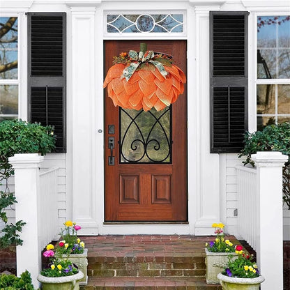 🔥Last Day 50% OFF🔥Farmhouse Pumpkin Wreath For Front Door