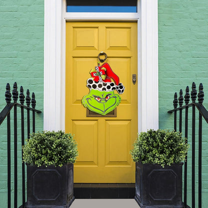 🔥60% OFF 🔥Fun Grinch Welcome Front Door Sign