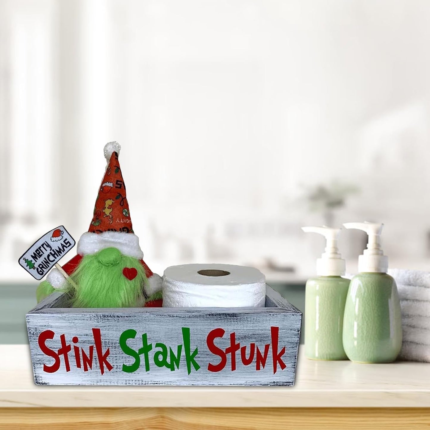 Christmas Grinch Paper Towel Box