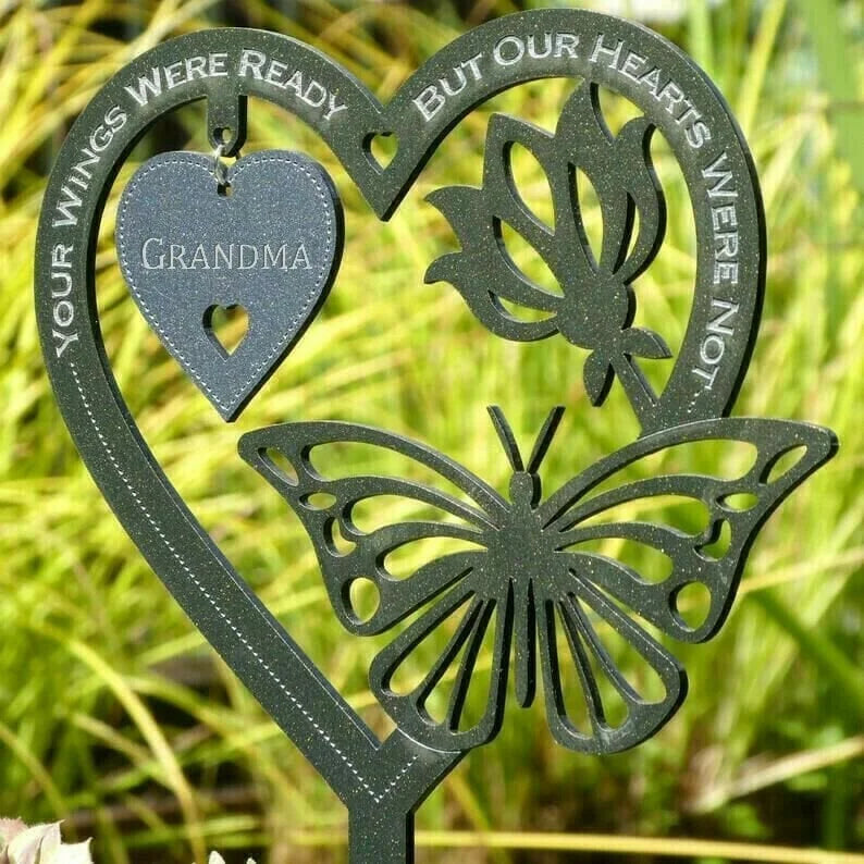 🔥Last Day 50% OFF🔥 - Memorial Gift Butterfly Ornament Garden Plaque