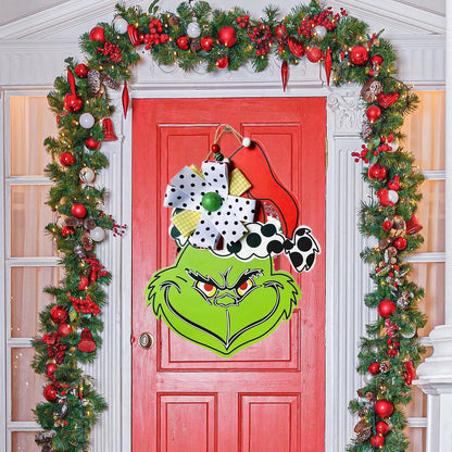 🔥60% OFF 🔥Fun Grinch Welcome Front Door Sign