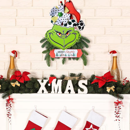 🔥60% OFF 🔥Fun Grinch Welcome Front Door Sign