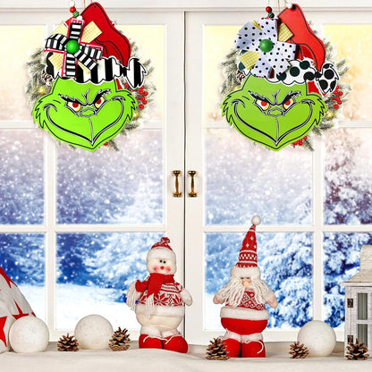 🔥60% OFF 🔥Fun Grinch Welcome Front Door Sign