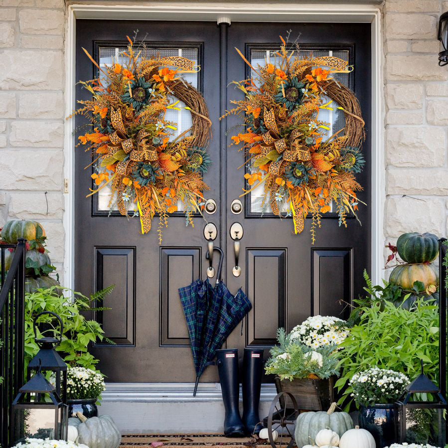 🔥Farmhouse  Leopard Wreath