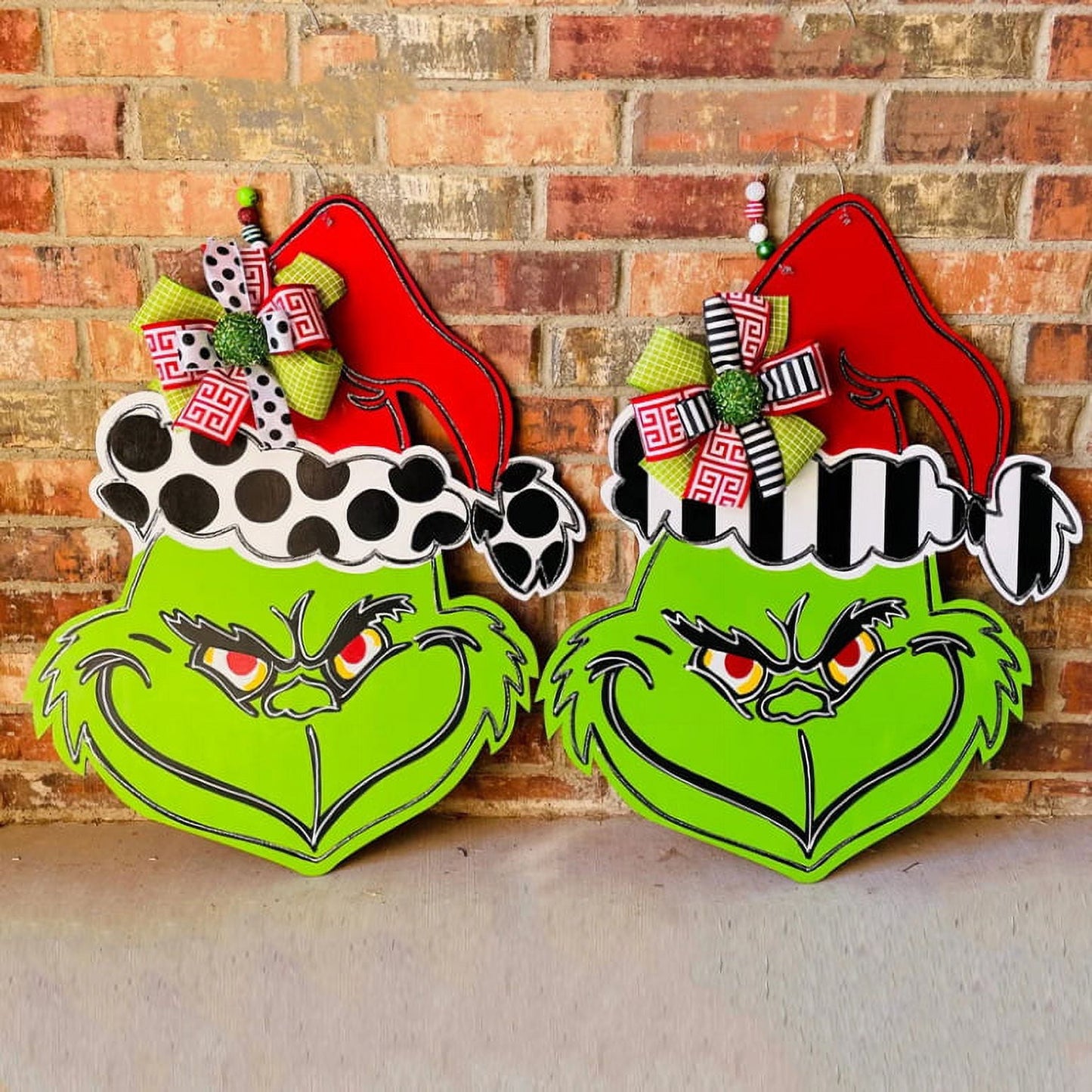 🔥60% OFF 🔥Fun Grinch Welcome Front Door Sign