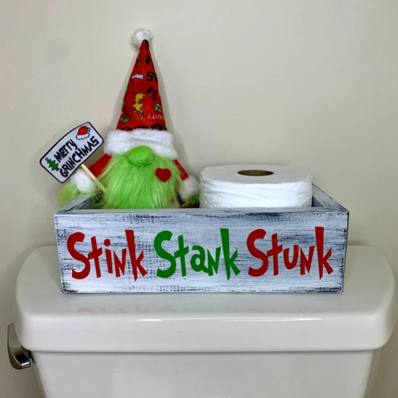 Christmas Grinch Paper Towel Box